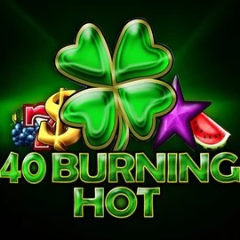 40 Burning Hot logo by Amusnet Interactive at Whamoo Casino40 Burning Hot