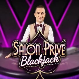 Blackjack Salon Privé slot logo by Ezugi at Whamoo Casino