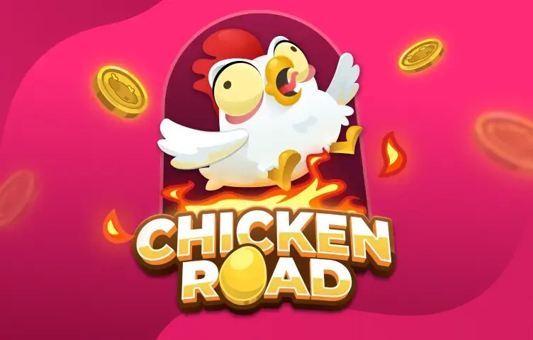 Chicken Road slot logo by InOut at Whamoo CasinoChicken Road