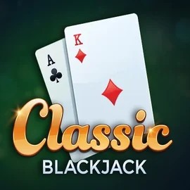 Classic Blackjack logo by Red Tiger Gaming Whamoo Casino