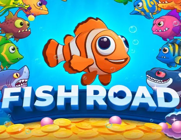 Logo of Fish Road from InOut at Whamoo Casino