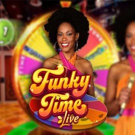 Official Live Casino logo: Funky Time by Evolution at Whamoo Casino