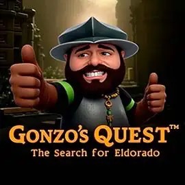 Logo of Gonzo's Quest from NetEnt at Whamoo Casino