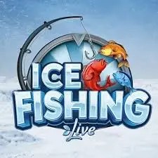 Ice Fishing Live slot visual from Evolution available on whamoo-casino.at
