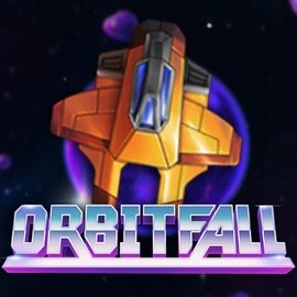 Orbitfall slot logo by ELK Studios at Whamoo CasinoOrbitfall