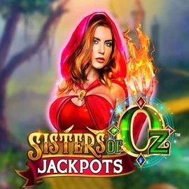 Sisters Of Oz Jackpots logo by Triple Edge Studios at Whamoo CasinoSisters Of Oz Jackpots