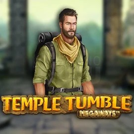Temple Tumble Megaways slot logo by Relax Gaming at Whamoo CasinoTemple Tumble Megaways