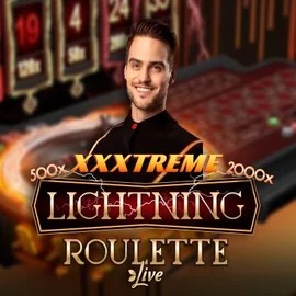 XXXtreme Lightning Roulette online game logo by Evolution on whamoo-casino.at
